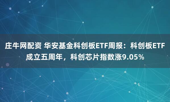 庄牛网配资 华安基金科创板ETF周报：科创板ETF成立五周年，科创芯片指数涨9.05%